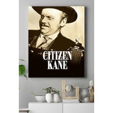 Teknocan (PSTER15618) Kahverengi Citizen Kane Film Afişi Kanvas Tablo 3 30 x 40