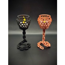 Other Zincir Tasarım Modern Şamdan-Chain Candle Holder