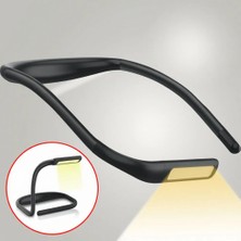 Coverzone LED Kitap Okuma Işığı Bükülebilir Esnek Kitap Boyun Işığı Kollu Type-C Şarj Girişli Fh8