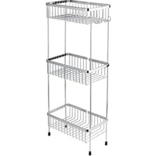 Teknocan Duş Raf Sistemi Krom Renk 647X150X273 mm