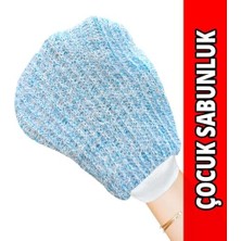Teknocan Çocuk Banyo Sabunluk, Bebek Banyo Sabunluk, Çocuk Banyo Lifi, Bebek Banyo Lifi, Çocuk Banyo Süngeri, Bebek Banyo Süngeri, Yumuşak ve Bol Köpüren Çocuk Duş Lifi (Mavi)