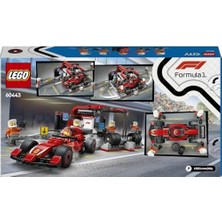 Teknocan City Ferrari Arabalı F1 Pit Stop ve Pit Ekibi 60443-6 Yaş ve Üzeri Çocuklar Için Yarış Arabası Içeren Yaratıcı Oyuncak Yapım Seti, Doğum Günü Hediyesi (322 Parça)