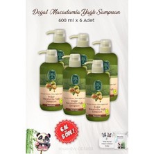 Teknocan 6 Al 5 Öde Doğal Macadamia Yağlı Şampuan 600 ml ve Rosıe