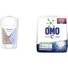 Teknocan Rexona Clinical Protection Kadın Stick Deodorant Shower Clean 45 Ml(1) Omo Oxygen Toz Çamaşır Deterjanı Beyazlar Için, 4.5 Kg(1)