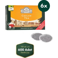 Ahmad Tea Ceylon  100X3,2 gr Demlik Poşet Çay x 6 Adet