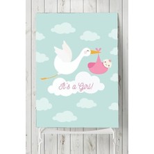Teknocan (PSTER2997) Kız Bebek Çocuk Odası Poster (30X40CM)