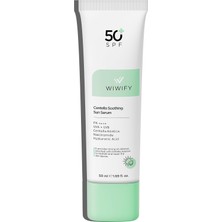 Teknocan Yatıştırıcı Onarıcı Yüksek Korumalı Centella Soothing Sun Serum Spf 50+ Pa++++ 50ML Güneş Kremi