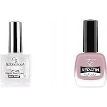 Teknocan Gel Look Top Coat & Oje Seti