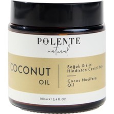 Teknocan Polente Natural - Hindistan Cevizi Yağı - Soğuk Sıkım (100 Ml)