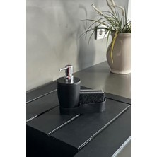 Teknocan Pure Hazneli Sıvı Sabunluk-Siyah