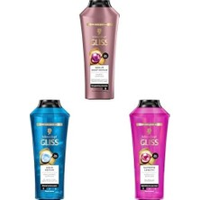 Teknocan Gliss Şampuan Çeşitleri (3X400ML)