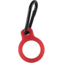 Teknocan ile Uyumlu Anahtarlıklı Koruyucu Slikon ile Uyumlu Içe Geçmeli Çerçeve Kancalı ile Uyumlu Hold Kılıf Kırmızı