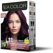 Teknocan Sea Set Saç Boyası3.66 Patlıcan Moru