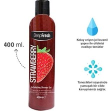 Teknocan Deep Fresh Peeling Etkili Arındırıcı Duş Jeli 400 ml (Çilek)