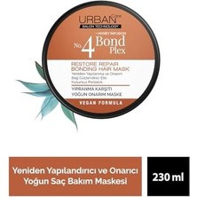 Teknocan No: 4 Plex Yıpranma Karşıtı Yoğun Saç Bakım Maskesi 230 Ml- Vegan