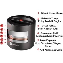 Teknocan Les Artistes Paris Isı Yalıtımlı Çelik Yemek Termosu 700ML Strawberry