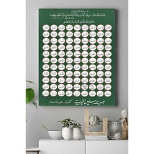 Teknocan (PSTER15963) Esmaül Hüsna Kanvas Tablo 50 x 70