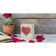 Teknocan Primitives By Kathy 34248 Rustik Beyaz Ip Sanat Kutusu Tabelası, 8,9 cm x 10,16 Cm, You More