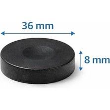 Teknocan Star Plastik Tavla Pulu 36 Mm. – Siyah & Krem Plastik Tavla Taşı | 8 mm Kalınlık, Dayanıklı ve Pürüzsüz Yüzey, No:4 Pullar