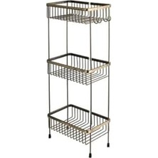 Teknocan Banyo Duş Raf Sistemi Antik Renk 647X150X273 mm