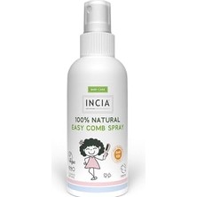 Teknocan Incıa %100 Doğal Kolay Tarama Spreyi Çocuklar Için Nemlendirici Parlaklaklaştırıcı Anti Klit 100 ml