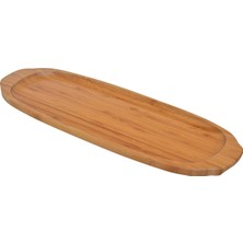 Teknocan Bambum B2602 Getto-Rectangle Tepsi, Büyük, Kahverengi