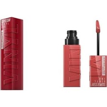 Teknocan New York Super Ink Uzun Süre Kalıcı Likit Parlak Ruj 10 Lippy + New York Super Ink Uzun Süre Kalıcı Likit Parlak Ruj 15 Peachy