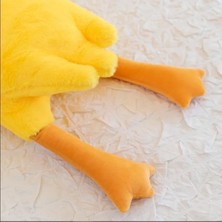 Teknocan Sevimli Peluş Uyku Arkadaşım Kaz 75 Cm- Uçan Kaz Morton Uyku Yastığı Sarı