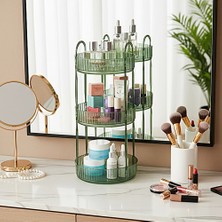 Unique Me Makyaj Organizer Kozmetik Organizer Takı Organizer Mutfak ve Banyo Düzenleyici Organizer Zümrüt3