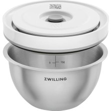Teknocan Fresh & Save Bowls Vakumlu Saklama Kabı, S, 12 Santimetre, Paslanmaz Çelik, Metalik Gri