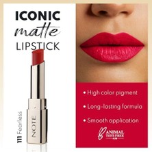 Teknocan Cosmetics Lipstick 111 Fearless Kalıcı Mat Ruj, Kırmızı