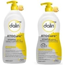 Teknocan Dalin Care Atocure 2'li Set, Şampuan 400ML & Vücut Losyonu 500ML, Atopik Cilt Bakım