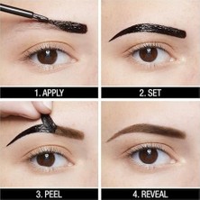 Teknocan New York Tattoo Brow Geçici Kaş Dövmesi, Koyu Ton, 4.9 ml