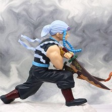 Teknocan Slayer Kimetsu No Yaiba Tengen Aksiyon Figürü, Kılıç Savaşı Versiyonu, 17 cm