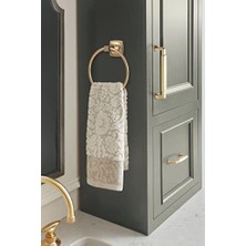 Teknocan BH36092CZ | Şampanya Bronz Havlu Halkası | 7-9/16 Inç (192 Mm) Uzunluk | Banyo Duvarı Için El Havluluk | Küçük Mutfak ve Banyo Aksesuarları
