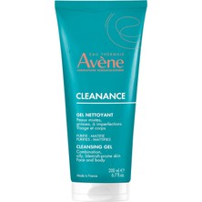 Teknocan Avene Cleanance Gel Tüp - Yağlı ve Akneli Ciltler Için Temizleme Jeli 200ML