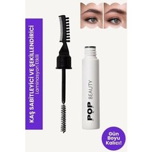 Teknocan Pop Beauty Kaş Sabitleyici ve Şekillendirici, Kaş Fırçası, Tarağı ve Sabitleyici Jel (Laminasyon Etkili)