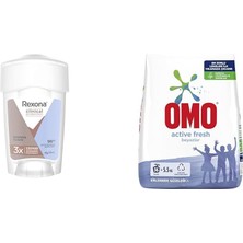 Teknocan Rexona Clinical Protection Kadın Stick Deodorant Shower Clean 45 Ml(1) Omo Fresh 5,5 Kg(1)