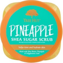 Teknocan Tree Hut Ananas Shea Şeker Ovma | Peeling Vücut Ovma Yumuşak ve Nemli Bir His Için Ölü, Kuru Cildi Temizler | Besleyici Temel Vücut Bakımı | 18 Oz.