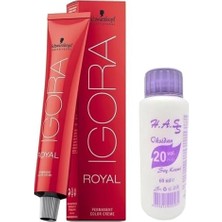 Teknocan Igora Igora Saç Boyası 3-0 Koyu Kahve 60 ml + Mini Oksidan 20 Volüm