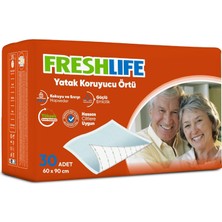 Teknocan Freshlife Yatak Koruyucu Örtü 60X90 cm 30 Adet
