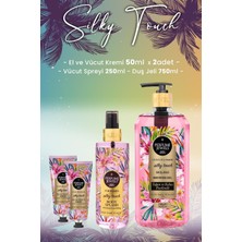 Teknocan Silky Vücut Spreyi 250 Ml, Duş Jeli 750 ml ve Krem 50 ml x 2 Adet