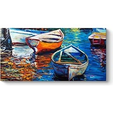 Teknocan Tekneler Yağlı Boya Tablo 120 x 60