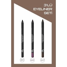 Teknocan Eyes Eyeliner 3'lü Göz Kalemi Set NO:401-425-407