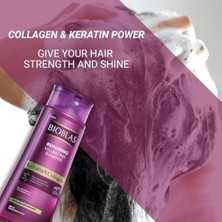 Teknocan Bioblas Kolajen & Keratin Şampuan – Saç Dökülmesine Karşı, Onarıcı ve Dolgunlaştırıcı Etki, Bitkisel Kompleks B19, 360 ml