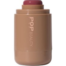 Teknocan Pop Beauty Nemlendirici Stick Allık ve Dudak Renklendirici, Doğal Görünüm, Pop 1