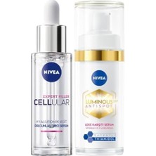 Teknocan LUMINOUS630 Thiamidol Leke Karşıtı Cilt Serum 30ML ve Cellular Expert Filler Nemlendirici Serum 30ML