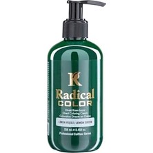 Teknocan Limegreen Amonyaksız Su Bazlı Saç Boyası 250 ml 1 Adet Limon Yeşili