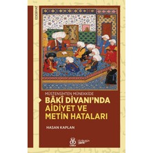 Dby Yayınları Baki Divanı’nda Aidiyet ve Metin Hataları