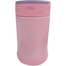 Teknocan Çelik Içli Termos 500 ml Çelik Kaşık Ile Pembe-Mor